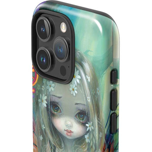 Rainbow Winged Yoga Fairy by Jasmine Becket-Griffith iPhone 16 Pro Impact Case